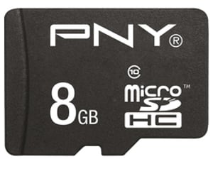PNY 8GB, Class 10, MicroSD MicroSDHC Klasa 10
