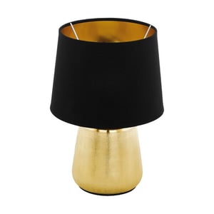 EGLO Manalba 1 Tischlampe E14 40 W Schwarz, Gold