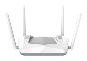 D-Link R32 trådlös Gigabit Ethernet-router, dual-band (2,4 GHz/5 GHz), vit