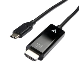 V7 V7UCHDMI-2M adapter kablowy USB Type-C HDMI Czarny