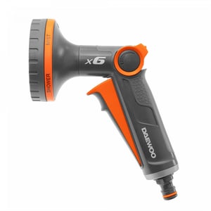 Daewoo DWG3030 Wasserspritzpistole/Düse Gartenspritzpistole Kunststoff Grau, Orange