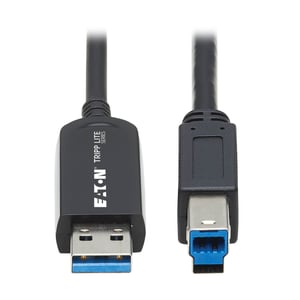 Tripp Lite U328F-20M kabel USB USB 3.2 Gen 1 (3.1 Gen 1) USB A USB B 5 Gbit/s Czarny