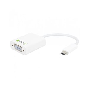 Techly IADAP-USB31-VGA externe USB-Grafikkarte, weiß