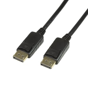 LogiLink CV0077 10 m DisplayPort Cable, Black