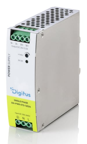Digitus Zasilacz przemysłowy, 24V DC, 5A, 120W, AC-DC, metalowa obudowa, do montażu na szynie DIN