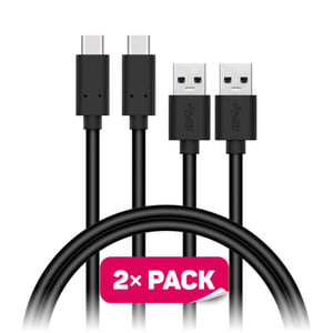 Connect IT CCA-5006-BK kabel USB USB 2.0 1 m USB C USB A 5 Gbit/s Czarny