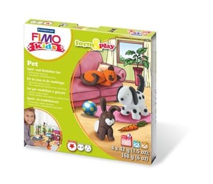 Staedtler FIMO 8034 02 LY Pottery/Modeling Clay 42 g Multicolor 4 pcs.