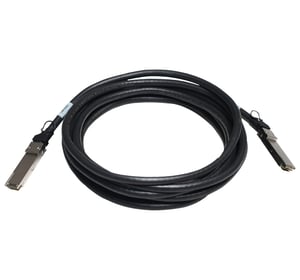 HPE FlexNetwork X240 40G QSFP+ QSFP+ 1m DAC InfiniBand / Fiber Optic QSFP+ Cable, Black