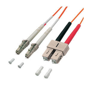 LogiLink 5 m, 50/125, LC–SC, Om3-kabel för InfiniBand/fiberoptik, orange