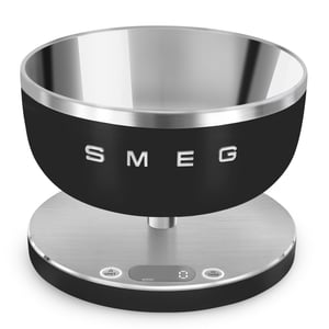 Smeg KSC01BLMWW waga kuchenna Czarny Blat Okrągły Elektroniczna waga kuchenna