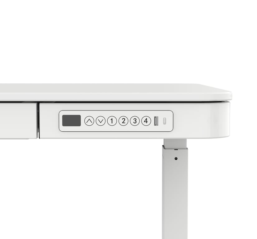 Tuckano Biurko z elektryczną regulacją wysokości ET119W-C BI biały