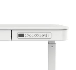 Tuckano Biurko z elektryczną regulacją wysokości ET119W-C BI biały