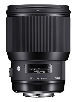 Sigma 85mm / f 1.4 DG HSM Art SLR Obiektyw standardowy Czarny