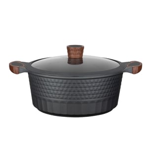 Resto Kitchenware Capella 6,6 l Okrągły Czarny, Drewno