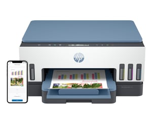HP Smart Tank 725 Bezprzewodowe All-in-One W kolorze Drukarka, Kopiarka, skaner