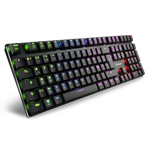 Sharkoon PureWriter RGB USB-gamingtangentbord AZERTY fransk svart