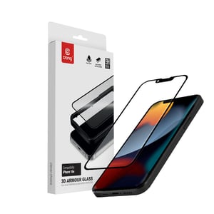 Crong 3D Armour Glass Clear Apple Screen Protector, 1 pc.