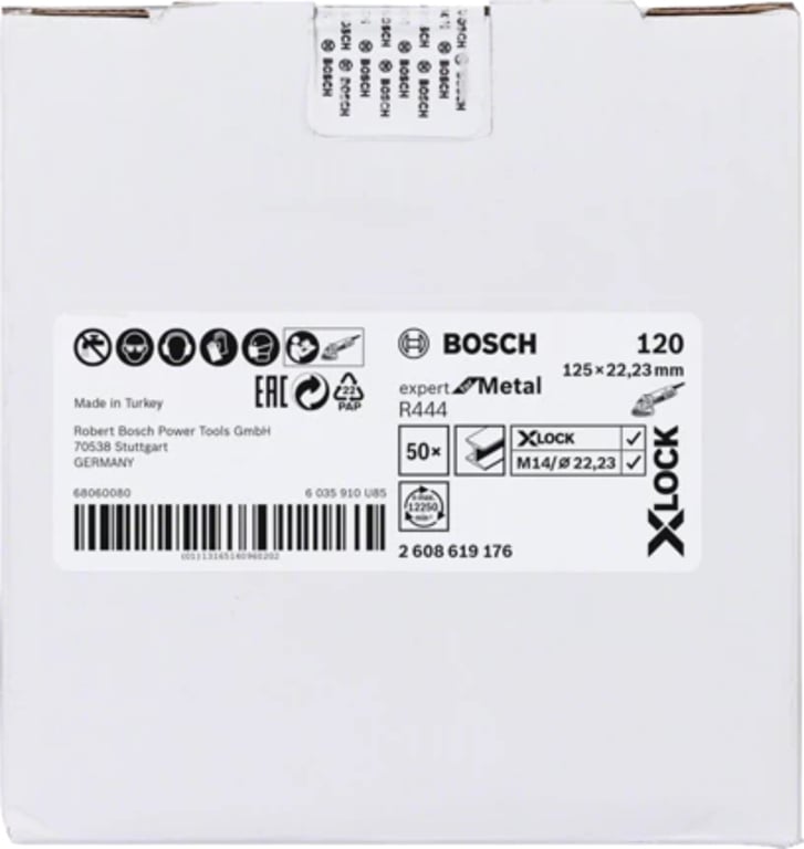 Bosch X-LOCK R444 EXPERT FOR METAL Tarcza szlifująca
