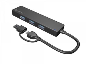 NATEC Mayfly USB 3.2 Gen 1 (3.1 Gen 1) Type-A + Type-C 5000 Mbit/s Czarny