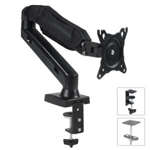 Maclean MC-860 Monitor Mount / Stand, 68.6 cm (27"), Desk, Black