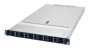 ASUS RS700A-E13-RS12U LGA 6096P Rack (1U) Svart, Silver