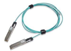 Nvidia MFS1S00-H050V InfiniBand/Fiber Optic Cable, 50 m, QSFP56, Blue