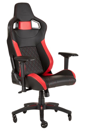 Corsair T1 Race Gamingstol Svart, Röd