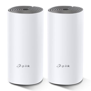TP-Link Deco E4 (2-pack) Dual-band (2.4 GHz/5 GHz) Wi-Fi 5 (802.11ac) Biały, Szary Wewnętrzny