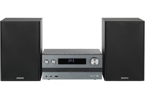 Kenwood M-918DAB-H Heim-Audiosystem Mikro-Heim-Audiosystem 10 W Aluminium, Schwarz