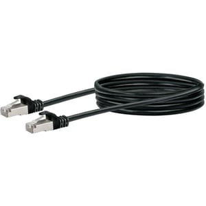 Schwaiger CKB6010 053 Network Cable, Black, 1 m, Cat6 SF/UTP (S-FTP)