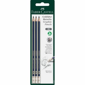 Faber-Castell 116896 grafitpenna HB, 3 st.