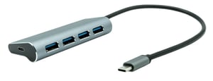 ProXtend USBC-MULTI5-001 Dockingstation, kabelgebunden, USB 3.2 Gen 1 (3.1 Gen 1), Typ C, grau