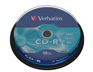 Verbatim CD-R Extra Protection 700 MB 52x, 10-pack