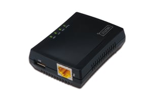 Digitus Multifunktionell nätverksserver med 1 USB 2.0-port