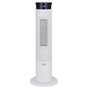 Adler AD 7730 Indoor Heater, White, 2200 W, Electric Fan Space Heater