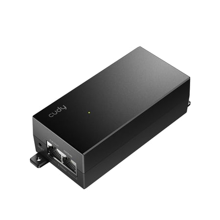 Cudy 30W 2.5 Gbps PoE+ Injector, POE200H 1.0 2.5 Gigabit Ethernet, Gigabit Ethernet 54 V