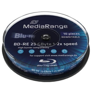 MediaRange MR501 Blu-ray-skiva BD-RE 25 GB, 10 st.