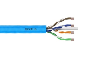 Digitus DK-1614-A-VH-305 kabel sieciowy Niebieski 305 m Cat6a U/UTP (UTP)