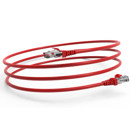 Inca CAT6 RJ45 1 m kabel sieciowy Czerwony U/UTP (UTP)