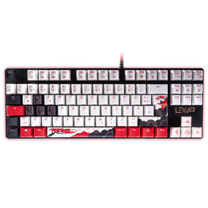 Lexip UBXLXKB0003 USB-Gaming-Tastatur QWERTZ, mehrfarbig