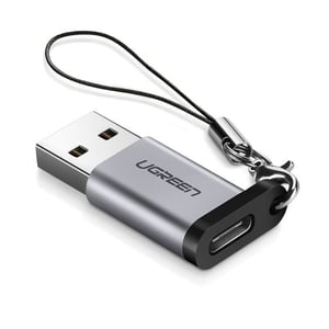 Ugreen 50533 adapter för USB-A- till USB-C-kablar, silver