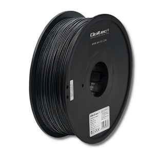 Qoltec 50670 materiały drukarskie 3D Kwas polimlekowy (PLA) Czarny 1 kg