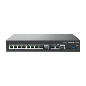 Grandstream Networks GCC6011 przełącznik sieciowy Gigabit Ethernet (10/100/1000) Obsługa PoE Czarny, Srebrny