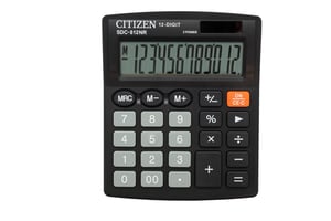 Citizen SDC-812NR kalkulator Desktop Podstawowy kalkulator Czarny