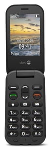 Doro 6040 blister pack - Black 7.11 cm (2.8") 118 g Black Camera on the phone
