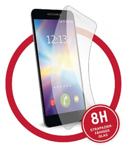 Emporia PROT-HGLAS-S4 Displayschutzfolie / Rückseitenschutz für das Smartphone Transparenter Displayschutz von Infiniti, 1 Stück.