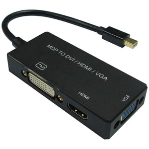 VALUE 12993154 0,1 m Mini DisplayPort DisplayPort + DVI + HDMI Svart