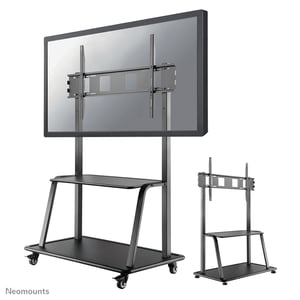 Neomounts NS-M4000BLACK Multimedia-Ständer, schwarz, feststehender Bodenständer