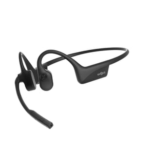 SHOKZ OpenComm2 2025 Upgrade – Kabelloses Over-Ear-Headset für Büro/Callcenter, Bluetooth, Schwarz