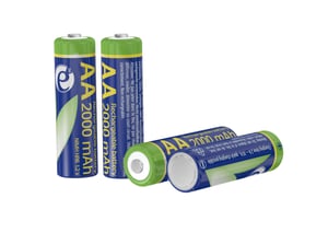 Gembird EG-BA-AA20R4-01 Batterie für den Hausgebrauch Wiederaufladbare AA-Batterie aus Nickel-Metallhydrid (NiMH)